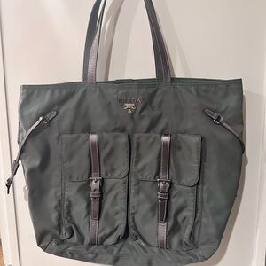 Prada Gray Tessuto Nylon Bag 
Like new! No stains or scratches